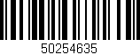 Código de barras (EAN, GTIN, SKU, ISBN): '50254635'