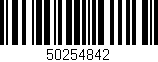 Código de barras (EAN, GTIN, SKU, ISBN): '50254842'