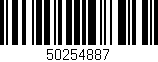 Código de barras (EAN, GTIN, SKU, ISBN): '50254887'