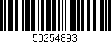 Código de barras (EAN, GTIN, SKU, ISBN): '50254893'