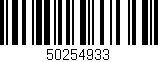 Código de barras (EAN, GTIN, SKU, ISBN): '50254933'
