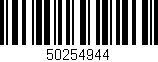 Código de barras (EAN, GTIN, SKU, ISBN): '50254944'
