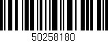 Código de barras (EAN, GTIN, SKU, ISBN): '50258180'