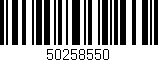 Código de barras (EAN, GTIN, SKU, ISBN): '50258550'