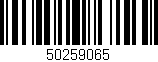 Código de barras (EAN, GTIN, SKU, ISBN): '50259065'