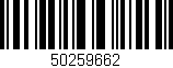 Código de barras (EAN, GTIN, SKU, ISBN): '50259662'