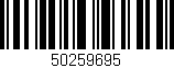 Código de barras (EAN, GTIN, SKU, ISBN): '50259695'