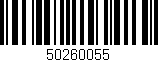 Código de barras (EAN, GTIN, SKU, ISBN): '50260055'