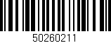 Código de barras (EAN, GTIN, SKU, ISBN): '50260211'