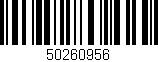Código de barras (EAN, GTIN, SKU, ISBN): '50260956'