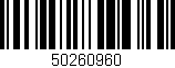 Código de barras (EAN, GTIN, SKU, ISBN): '50260960'