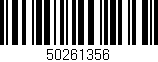 Código de barras (EAN, GTIN, SKU, ISBN): '50261356'