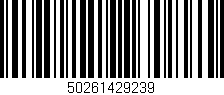 Código de barras (EAN, GTIN, SKU, ISBN): '50261429239'