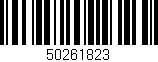 Código de barras (EAN, GTIN, SKU, ISBN): '50261823'