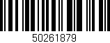 Código de barras (EAN, GTIN, SKU, ISBN): '50261879'