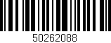 Código de barras (EAN, GTIN, SKU, ISBN): '50262088'