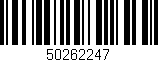 Código de barras (EAN, GTIN, SKU, ISBN): '50262247'