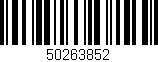 Código de barras (EAN, GTIN, SKU, ISBN): '50263852'