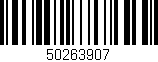 Código de barras (EAN, GTIN, SKU, ISBN): '50263907'
