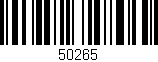 Código de barras (EAN, GTIN, SKU, ISBN): '50265'