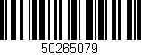 Código de barras (EAN, GTIN, SKU, ISBN): '50265079'