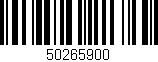 Código de barras (EAN, GTIN, SKU, ISBN): '50265900'