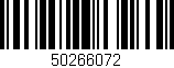 Código de barras (EAN, GTIN, SKU, ISBN): '50266072'
