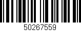 Código de barras (EAN, GTIN, SKU, ISBN): '50267559'