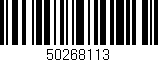 Código de barras (EAN, GTIN, SKU, ISBN): '50268113'