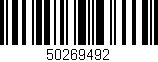 Código de barras (EAN, GTIN, SKU, ISBN): '50269492'