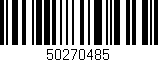 Código de barras (EAN, GTIN, SKU, ISBN): '50270485'