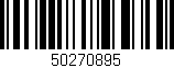 Código de barras (EAN, GTIN, SKU, ISBN): '50270895'
