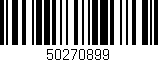 Código de barras (EAN, GTIN, SKU, ISBN): '50270899'