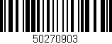 Código de barras (EAN, GTIN, SKU, ISBN): '50270903'