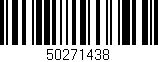Código de barras (EAN, GTIN, SKU, ISBN): '50271438'