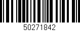 Código de barras (EAN, GTIN, SKU, ISBN): '50271842'