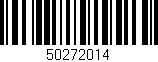 Código de barras (EAN, GTIN, SKU, ISBN): '50272014'