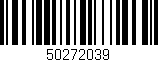 Código de barras (EAN, GTIN, SKU, ISBN): '50272039'