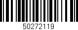 Código de barras (EAN, GTIN, SKU, ISBN): '50272119'