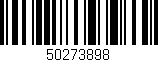 Código de barras (EAN, GTIN, SKU, ISBN): '50273898'