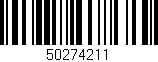 Código de barras (EAN, GTIN, SKU, ISBN): '50274211'