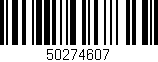 Código de barras (EAN, GTIN, SKU, ISBN): '50274607'