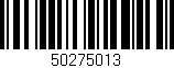 Código de barras (EAN, GTIN, SKU, ISBN): '50275013'