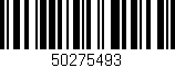 Código de barras (EAN, GTIN, SKU, ISBN): '50275493'