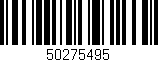 Código de barras (EAN, GTIN, SKU, ISBN): '50275495'