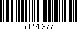 Código de barras (EAN, GTIN, SKU, ISBN): '50276377'