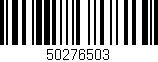 Código de barras (EAN, GTIN, SKU, ISBN): '50276503'