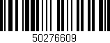 Código de barras (EAN, GTIN, SKU, ISBN): '50276609'