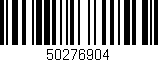 Código de barras (EAN, GTIN, SKU, ISBN): '50276904'