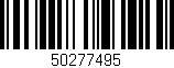 Código de barras (EAN, GTIN, SKU, ISBN): '50277495'